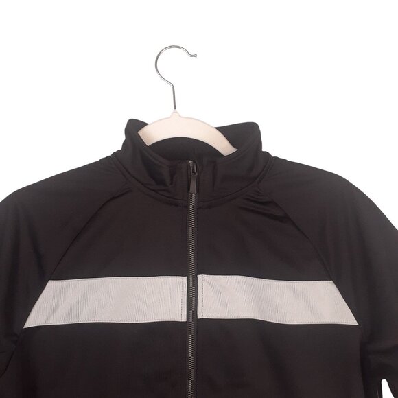 Athletic Works Boys Full-Zip Black Jacket With Reflective Stripe XL ,L - Picture 4 of 11